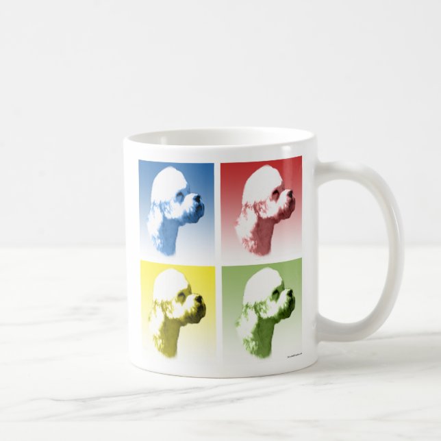 Dandie Dinmont Terrier Pop Art Coffee Mug (Right)