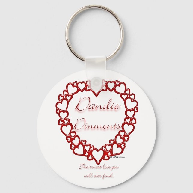 Dandie Dinmont Terrier True Love - Keychain (Front)