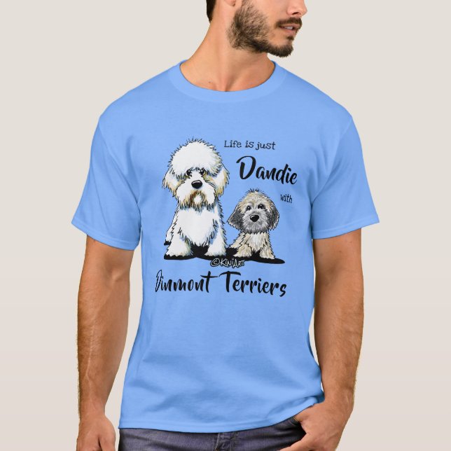 Dandie Dinmont Terriers T-Shirt (Front)