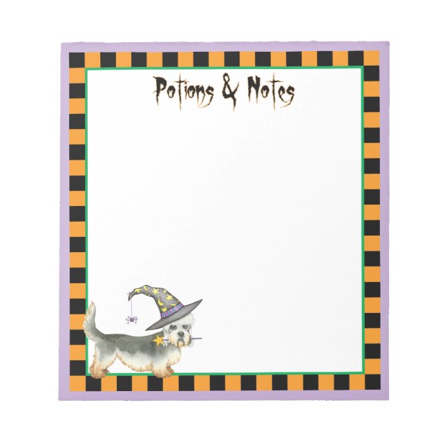Dandie Witch Notepad (Front)
