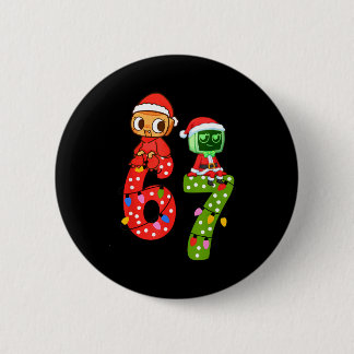 Dandy Bruh 67 Days Meme Humor 6 7 Shelly World Six 6 Cm Round Badge