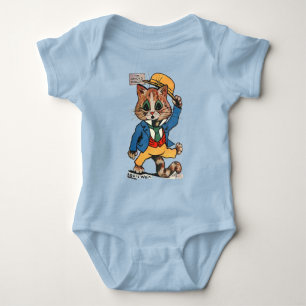 Dandy Cat, Louis Wain Baby Bodysuit