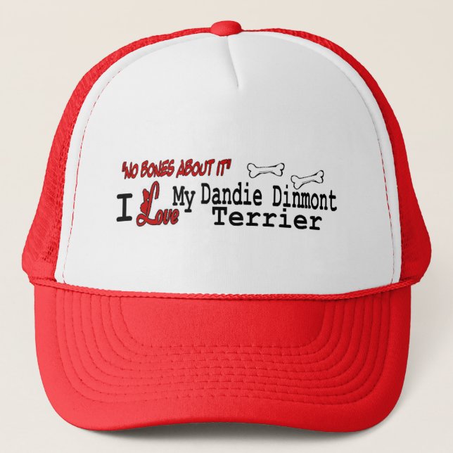 Dandy Dinmont Terrier Gifts Trucker Hat (Front)