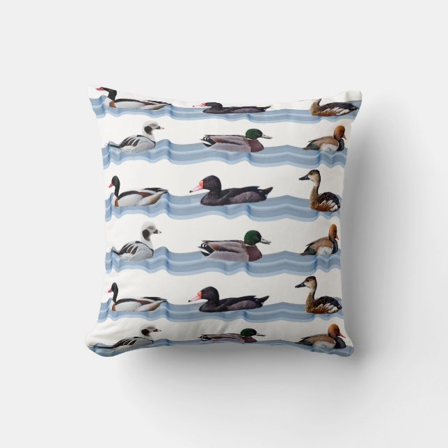 Dandy Ducks Pillow (choose colour) (Front)