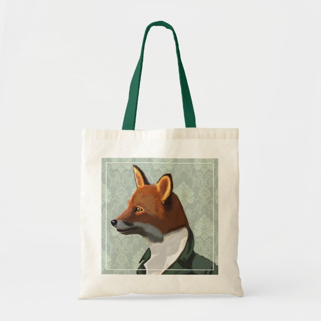Dandy Fox Portrait 2 Tote Bag (Front)