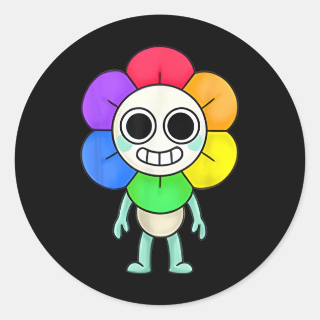 Dandy's World Costume For Kids And Adults Christma Classic Round Sticker (Front)