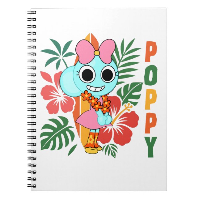 Dandy's World School Poppy Notebook  (Front)