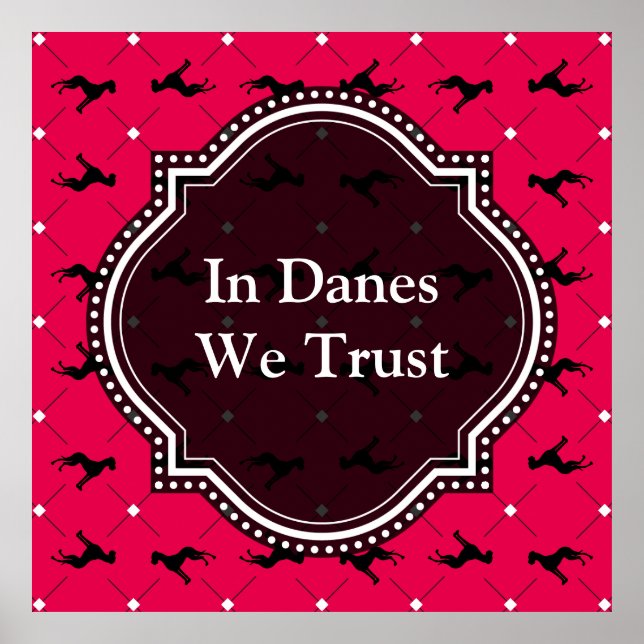 Dane Pattern Poster (Front)