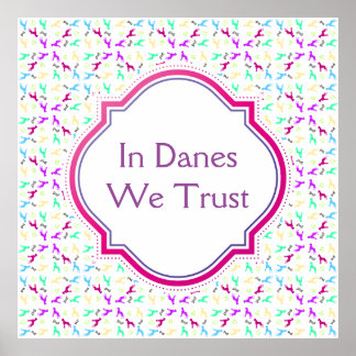 Dane Pattern Poster