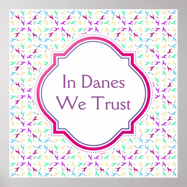 Dane Pattern Poster (Front)