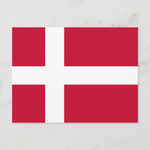 Dänemark Flagge Postcard