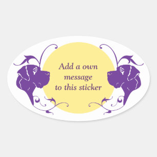 Danesticker Oval Sticker