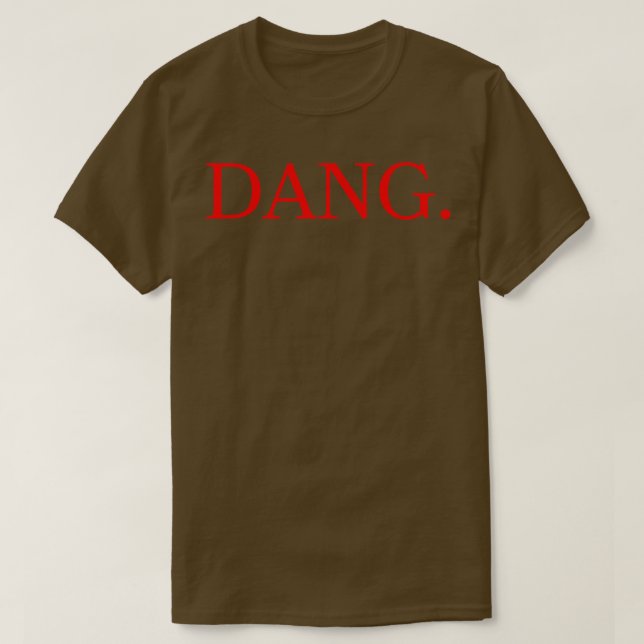 DANG Safe For Work Kendrick Lamar Parody T-Shirt (Design Front)