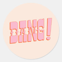 DANG! (western saloon font, retro mod colours)