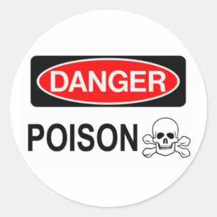 DANGER29 CLASSIC ROUND STICKER