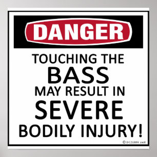 Danger Bass Poster