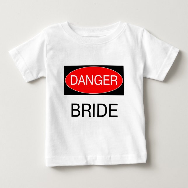 Danger - Bride Funny Wedding T-Shirt Mug Apron (Front)