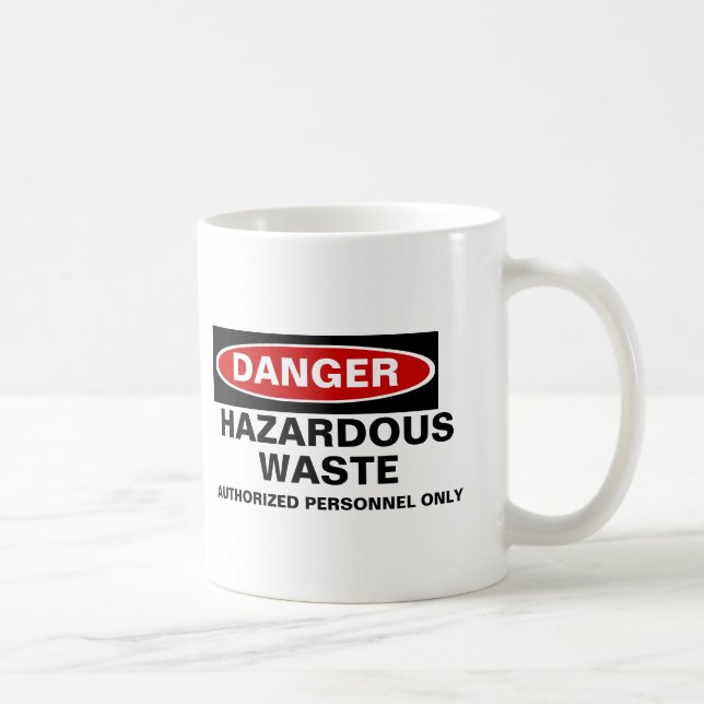 Danger Customisable mug (Right)