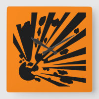 Danger - explosive danger warning sign Warning