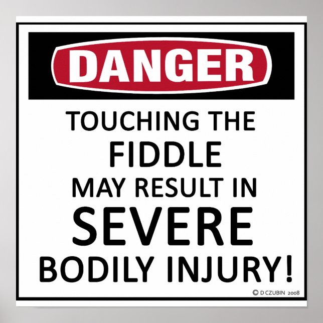 Danger Fiddle Poster (Front)