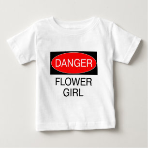 Danger - Flower Girl Funny Wedding T-Shirt Mug Hat