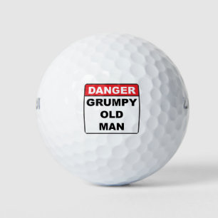 Danger: Grumpy Old Man Golf Balls