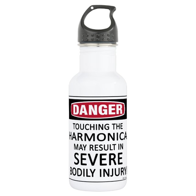 Danger Harmonica 532 Ml Water Bottle (Front)