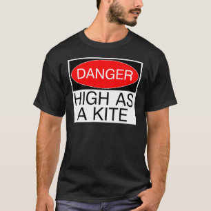 Danger - High As A Kite Funny Safety T-Shirt Mug