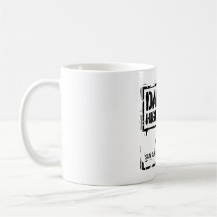 Danger High Voltage Industrial Brutalist Graphic S Coffee Mug