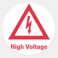 Danger High Voltage Symbol