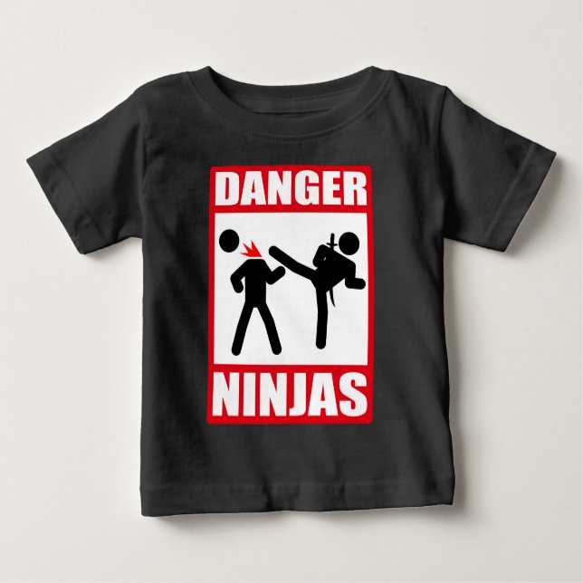 Danger Ninjas Baby T-Shirt (Front)