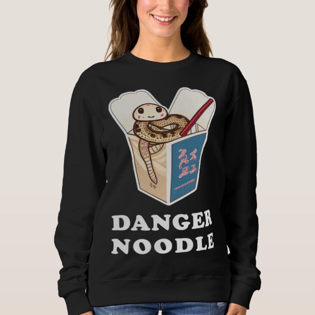 Danger Noodle Snake Kids Snakes Meme  Ball Python Sweatshirt (Front)