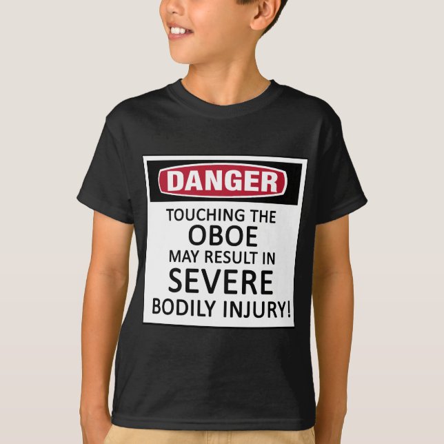 Danger Oboe T-Shirt (Front)