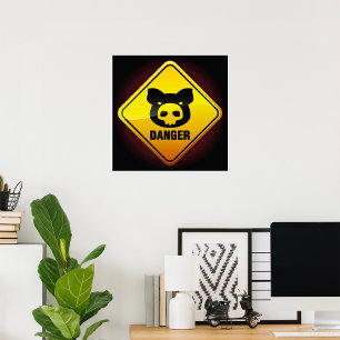 Danger Pig Warning Sign