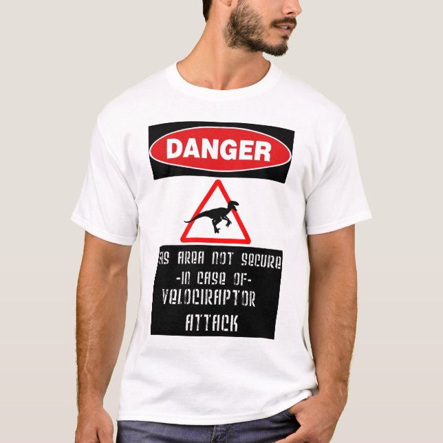Danger: Raptors T-Shirt (Front)
