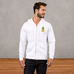 Danger Scaffolding Incomplete Site Warning Hoodie