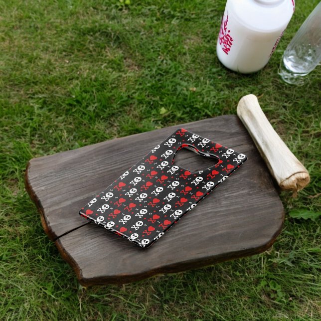 Danger Scary Skulls Pattern (Bottle Opener)