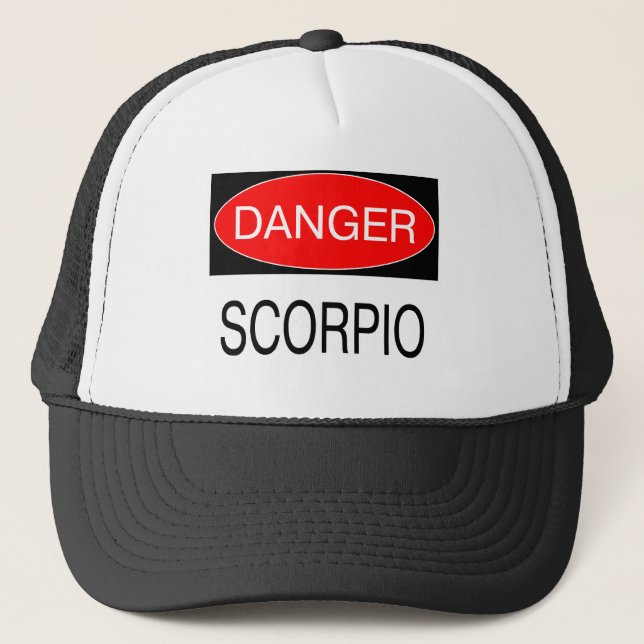 Danger - Scorpio Funny Astrology T-Shirt Hat Mug (Front)