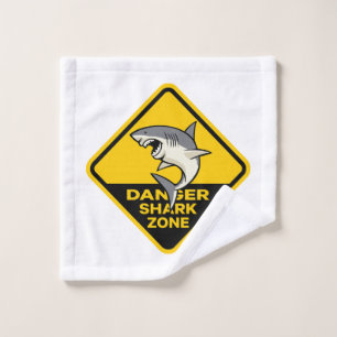 Danger Shark Zone Bath Towel Set