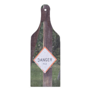 Danger Sign Cutting Board