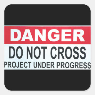 Danger Sticker