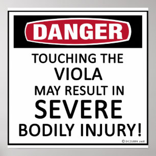 Danger Viola Poster
