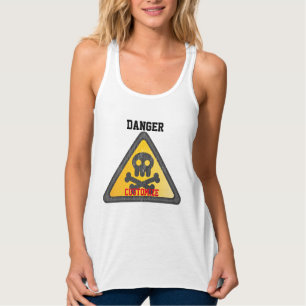 Danger Warning Sign Thunder_Cove Tank Top