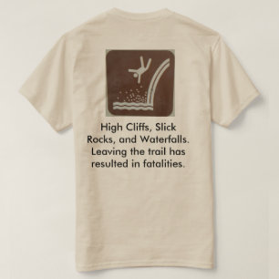 Danger: waterfalls can kill you! T-Shirt