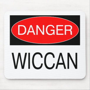 Danger - Wiccan Funny Witch T-Shirt Hat Mug Apron Mouse Pad