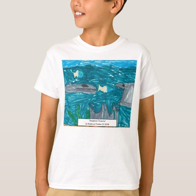 "Dangerous Creatures" Kids Sweatshirt T-Shirt (Front)