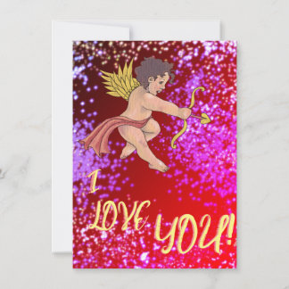 Dangerous Cupid, Valentine’s Day, Love Holiday Card