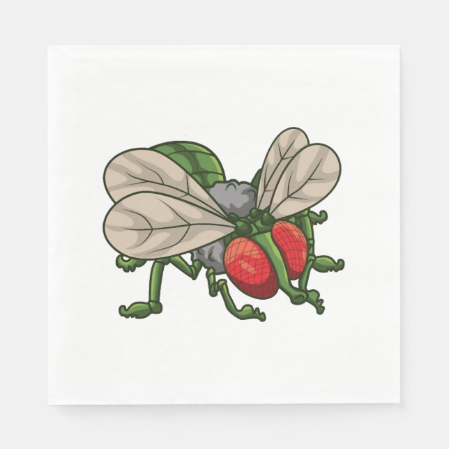 dangerous dragonfly napkin (Front)