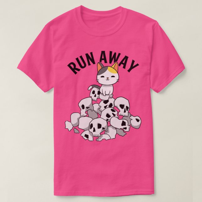 Dangerous Kitty Cat Cute Kitten  T-Shirt (Design Front)