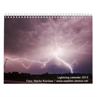 Dangerous Lightning 2013 calendar